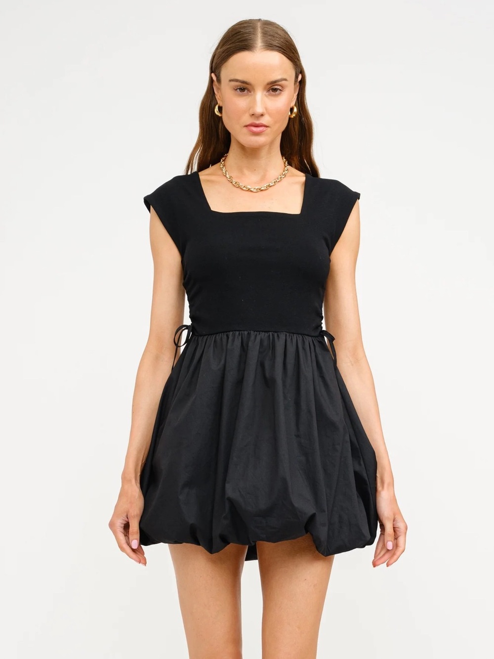 Sofie The Label • Naella bubble hem mini dress